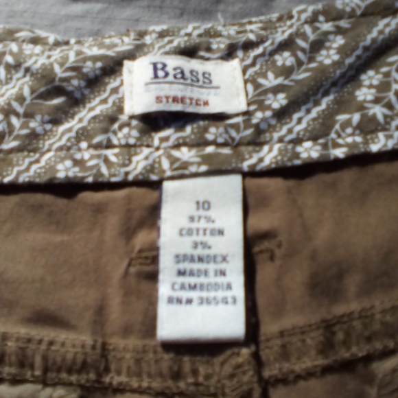 Green khaki pants Bass - Picture 3 of 5